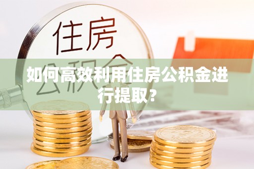 榆社如何高效利用住房公积金进行提取？